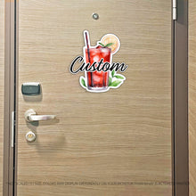Load image into Gallery viewer, Custom Alcoholic Drinks with Name Custom Magnet - Cruise Magnet - Several Drinks Available