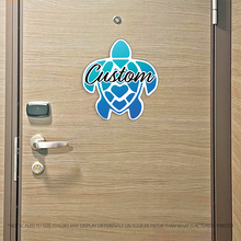 Load image into Gallery viewer, Custom Turtle - Custom Name Cruise Magnet - Several Colors