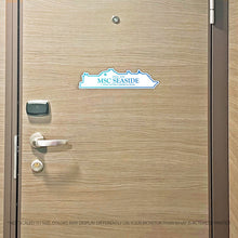 Load image into Gallery viewer, Custom Cruise Ship MAGNET Tracker - Custom Outlined Ship with Name Cruise Magnet - Several Colors