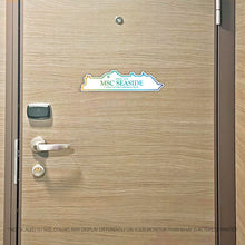 Load image into Gallery viewer, Custom Cruise Ship MAGNET Tracker - Custom Outlined Ship with Name Cruise Magnet - Several Colors