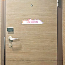 Load image into Gallery viewer, Custom Cruise Ship MAGNET Tracker - Custom Outlined Ship with Name Cruise Magnet - Several Colors