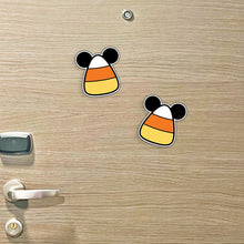 Load image into Gallery viewer, Inspired - Candy Corn - Halloween Candy - DCL Mickey Candy Inspired Cruise Magnet