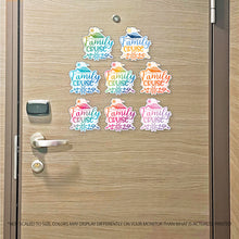 Load image into Gallery viewer, Family Cruise 2025 w/ Anchor & Cruise Ship - Cruise Magnet - Several Colors