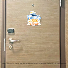 Load image into Gallery viewer, Family Cruise 2025 w/ Anchor & Cruise Ship - Cruise Magnet - Several Colors