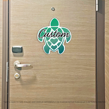 Load image into Gallery viewer, Custom Turtle - Custom Name Cruise Magnet - Several Colors