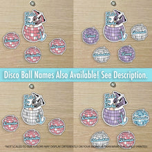 Load image into Gallery viewer, Disco Ball "Let's Go Girls"- Girls Trip, Sister Trip, Bachelorette Trip - Disco Time - Cruise MAGNET for Magnetic Cruise Doors - Several Colors