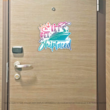 Load image into Gallery viewer, Let's Get Ship Faced - Drink Package Funny Cruise Magnet - Several Colors