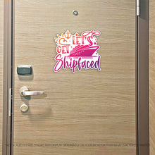 Load image into Gallery viewer, Let's Get Ship Faced - Drink Package Funny Cruise Magnet - Several Colors