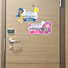 Load image into Gallery viewer, Happy Birthday Mermaid Custom Magnet - Two Designs