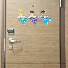 Load image into Gallery viewer, Mermaid & Merman Characters with Names Custom Magnet - Cruise Magnet - Several Designs