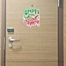 Load image into Gallery viewer, Merry Cruisemas - Punny Merry Christmas Trip Colorful Christmas Cruise Magnet - Several Colors