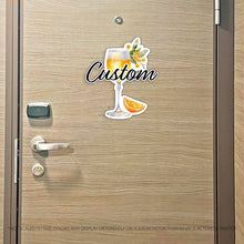 Load image into Gallery viewer, Custom Alcoholic Drinks with Name Custom Magnet - Cruise Magnet - Several Drinks Available