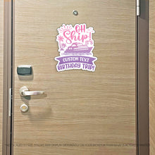 Load image into Gallery viewer, It's Customs Birthday Trip - Custom Cruise Magnet - Several Colors