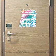 Load image into Gallery viewer, Couples Trip Cruise Magnet - Spending Our Kids Inheritance One Cruise at a Time - Several Colors