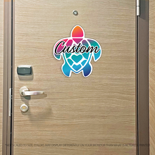 Load image into Gallery viewer, Custom Turtle - Custom Name Cruise Magnet - Several Colors