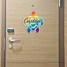 Load image into Gallery viewer, Custom Turtle - Custom Name Cruise Magnet - Several Colors