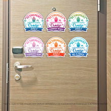 Load image into Gallery viewer, Retirement Cruise - Round Custom Cruise Magnet - Several Colors