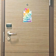 Load image into Gallery viewer, Towel Animal - We're Here for the Towel Animals - Several Colors