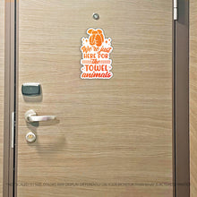 Load image into Gallery viewer, Towel Animal - We're Here for the Towel Animals - Several Colors