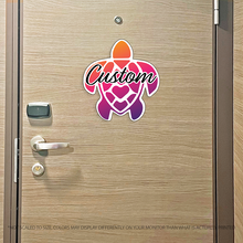 Load image into Gallery viewer, Custom Turtle - Custom Name Cruise Magnet - Several Colors