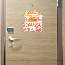 Load image into Gallery viewer, Couples Trip Cruise Magnet - Spending Our Kids Inheritance One Cruise at a Time - Several Colors