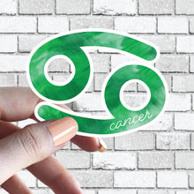 Load image into Gallery viewer, Zodiac Sign Sticker - w/ Cute Cursive Writing