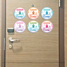Load image into Gallery viewer, Custom Cruise - Round Custom Cruise Magnet - Several Colors