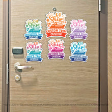 Load image into Gallery viewer, Custom Oh Ship! It's a "Custom" Trip & Custom Text for Banner - Custom Cruise Magnet - Several Colors