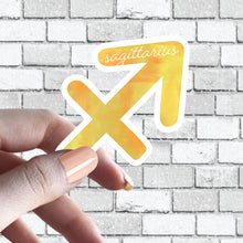 Load image into Gallery viewer, Zodiac Sign Sticker - w/ Cute Cursive Writing