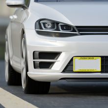 Load image into Gallery viewer, Student Driver Please Be Kind, Funny New Driver License Plate Frame - Caution Yellow