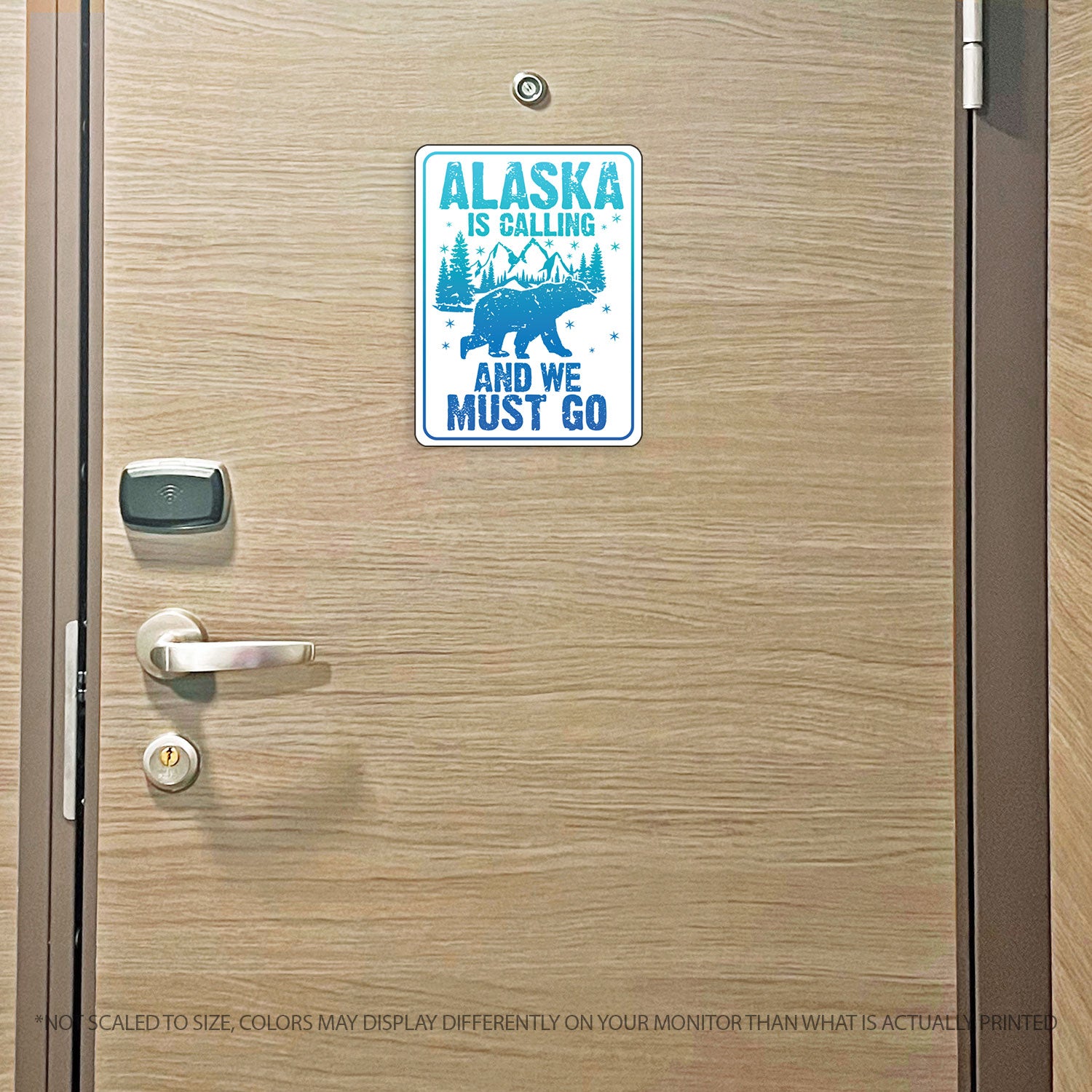 Alaska Cruise Magnet - Alaska is Calling and We Must Go - Several Colors