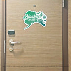 Alaska Cruise Magnet - Alaska State Design with Bear and Eagle - Several Colors