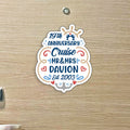 Inspired - DCL Mickey & Minnie- Anniversary Cruise Mr/Mrs/"The" Family Name Trip w/ Anchor - Custom Cruise Magnet