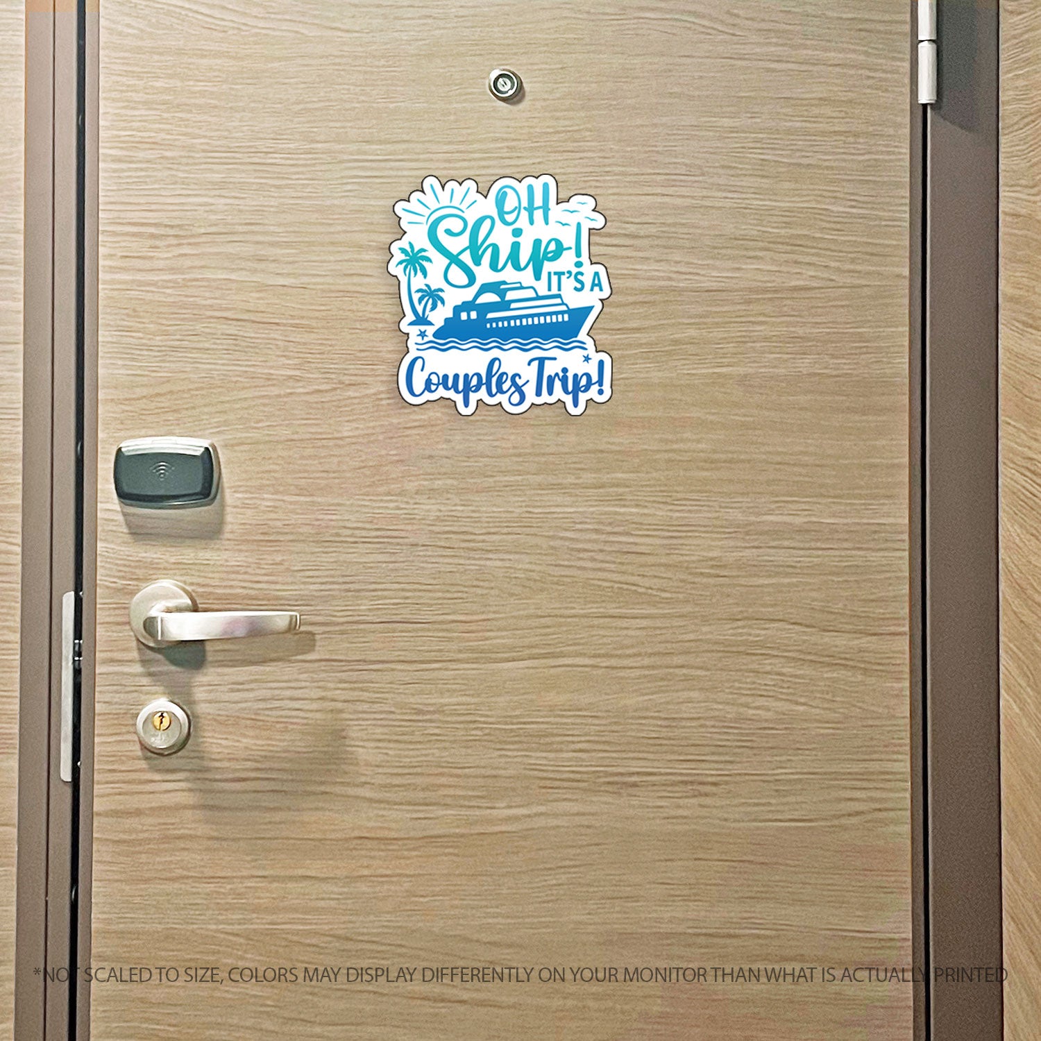 Couples Trip Cruise Magnet - Punny Oh Ship! It's a Couples Trip - Several Colors
