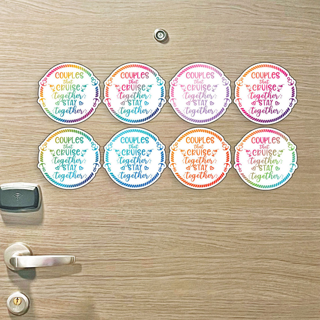 Couples That Cruise Together Stay Together - Couples Trip Cruise Magnet - Several Colors
