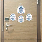 Custom Just Married Cruise Mr/Mrs/"The" Family Name 2023 Trip w/ Anchor & Hearts - Custom Cruise Magnet - Several Colors