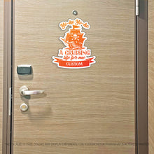 Load image into Gallery viewer, Custom Pirates Life Cruise MAGNET - Yo-Ho Yo-Ho, A Cruising Life - for Magnetic Cruise Doors - Many colors
