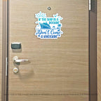 If the Ship is a Rockin' Don't Come a Knockin' - Colorful Punny Cruise Magnet - Several Colors
