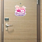 If the Ship is a Rockin' Don't Come a Knockin' - Colorful Punny Cruise Magnet - Several Colors