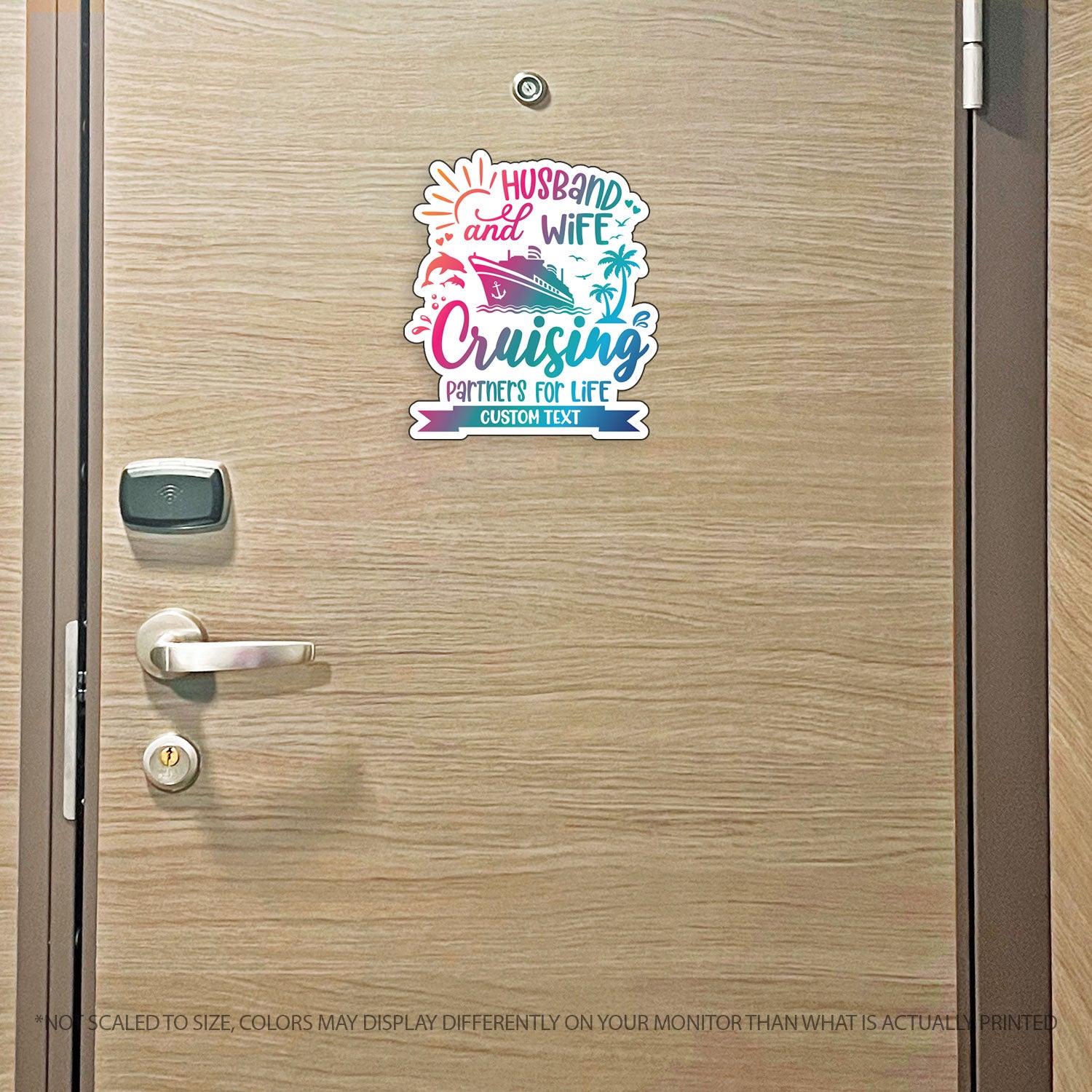 Husband And Wife Cruising Partners For Life - Destination Iron On DTF