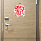 Merry Cruisemas - Punny Merry Christmas Trip Colorful Christmas Cruise Magnet - Several Colors