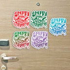 Merry Cruisemas - Punny Merry Christmas Trip Colorful Christmas Cruise Magnet - Several Colors