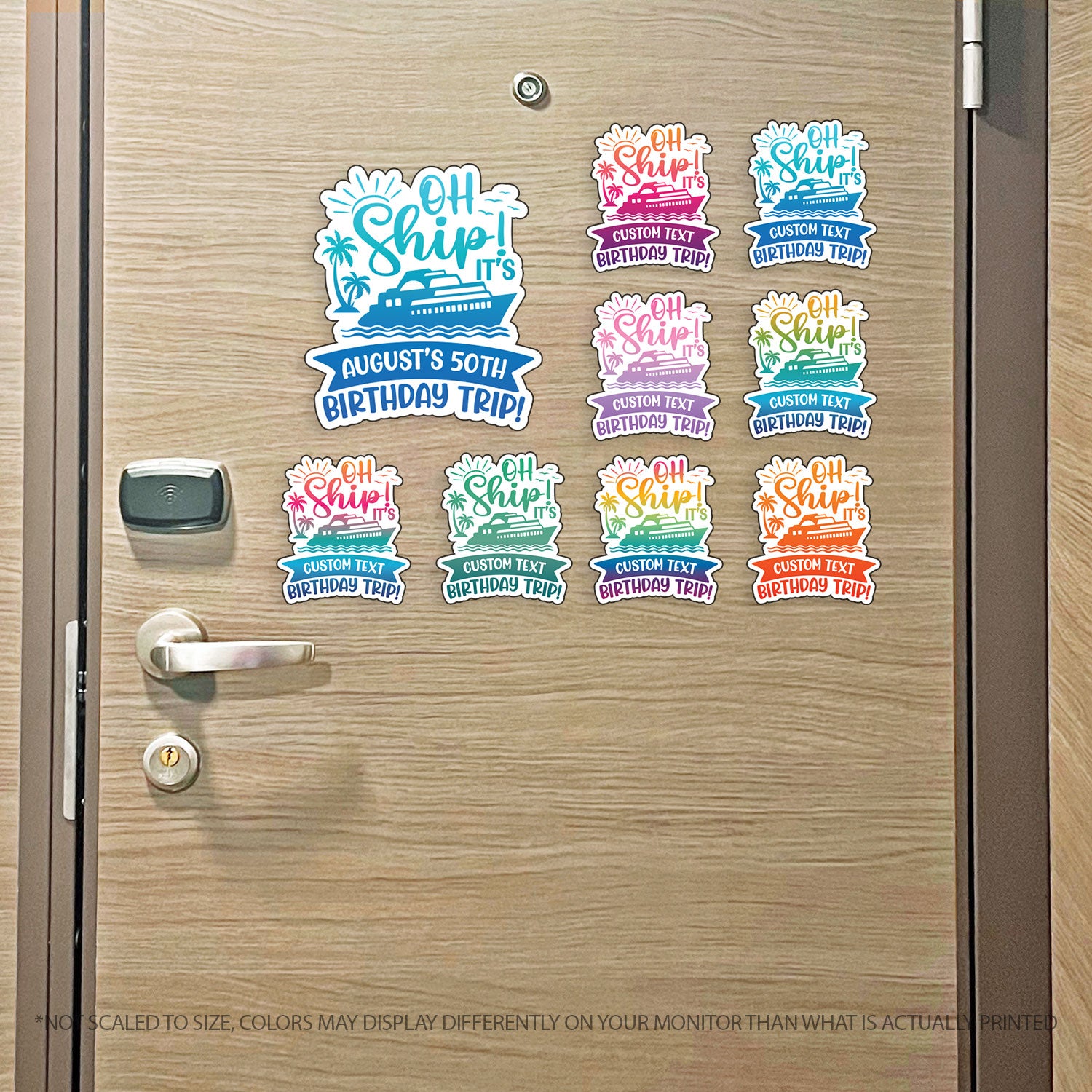 It's Customs Birthday Trip - Custom Cruise Magnet - Several Colors