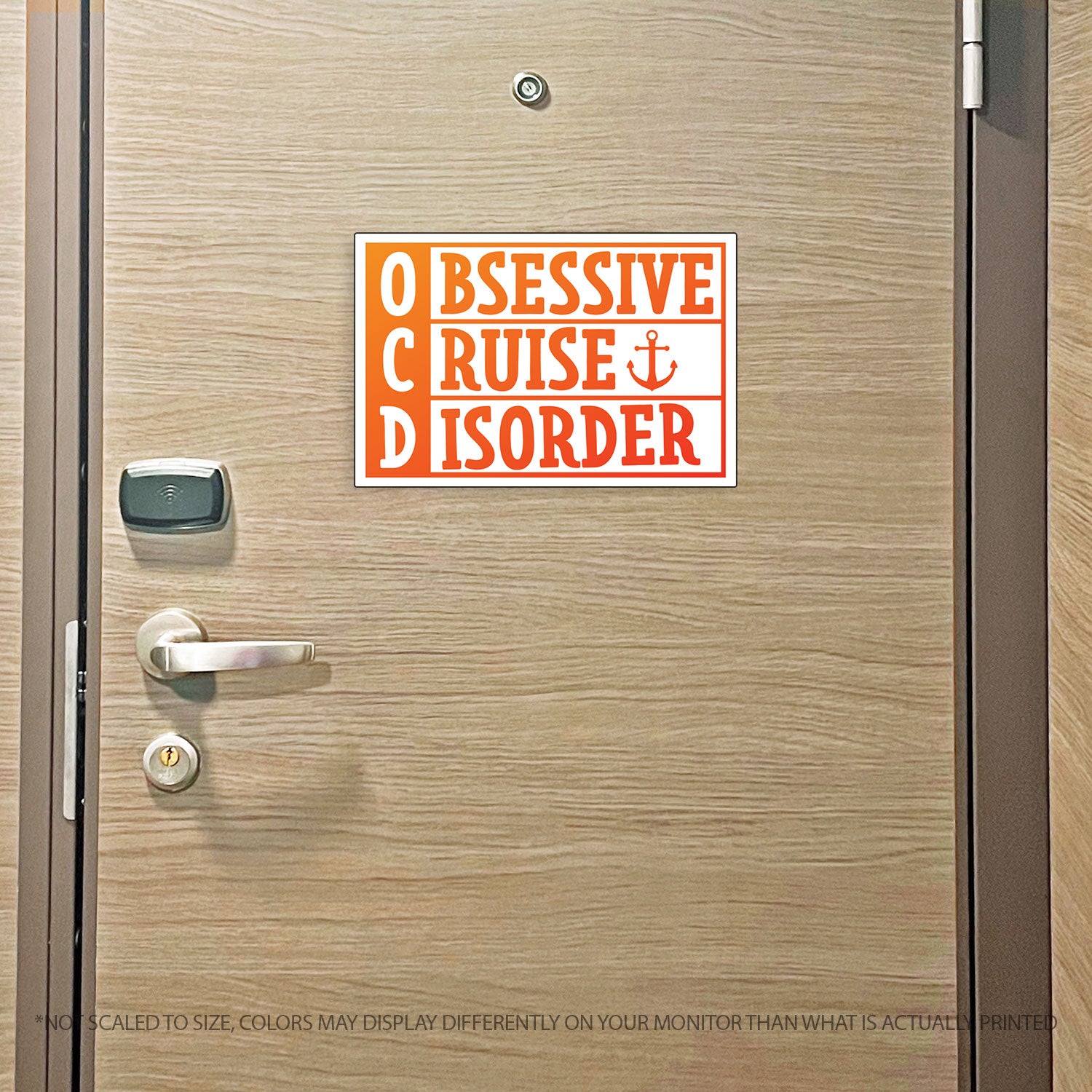 OCD Obsessive Cruise Disorder Cruise Magnet - Several Colors