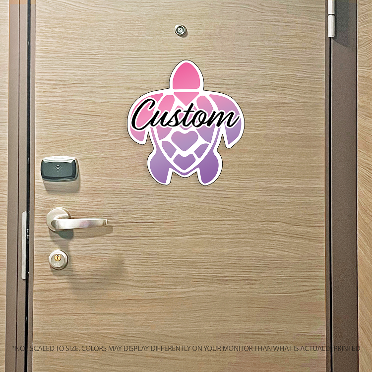 Custom Turtle - Custom Name Cruise Magnet - Several Colors