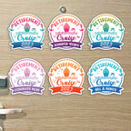 Retirement Cruise - Round Custom Cruise Magnet - Several Colors