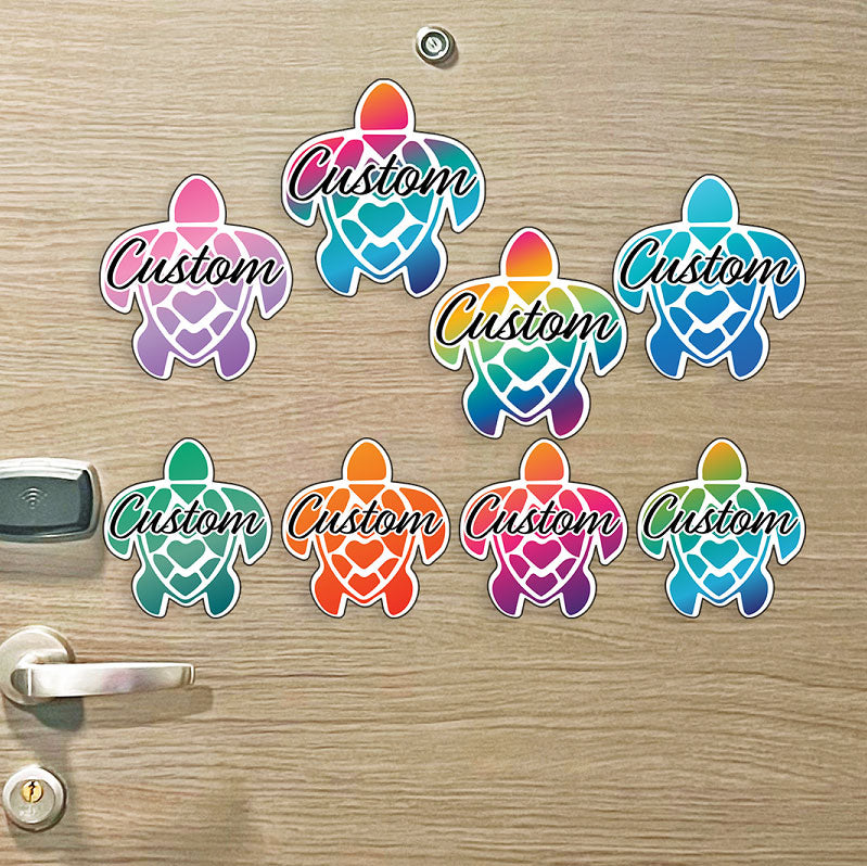 Custom Turtle - Custom Name Cruise Magnet - Several Colors