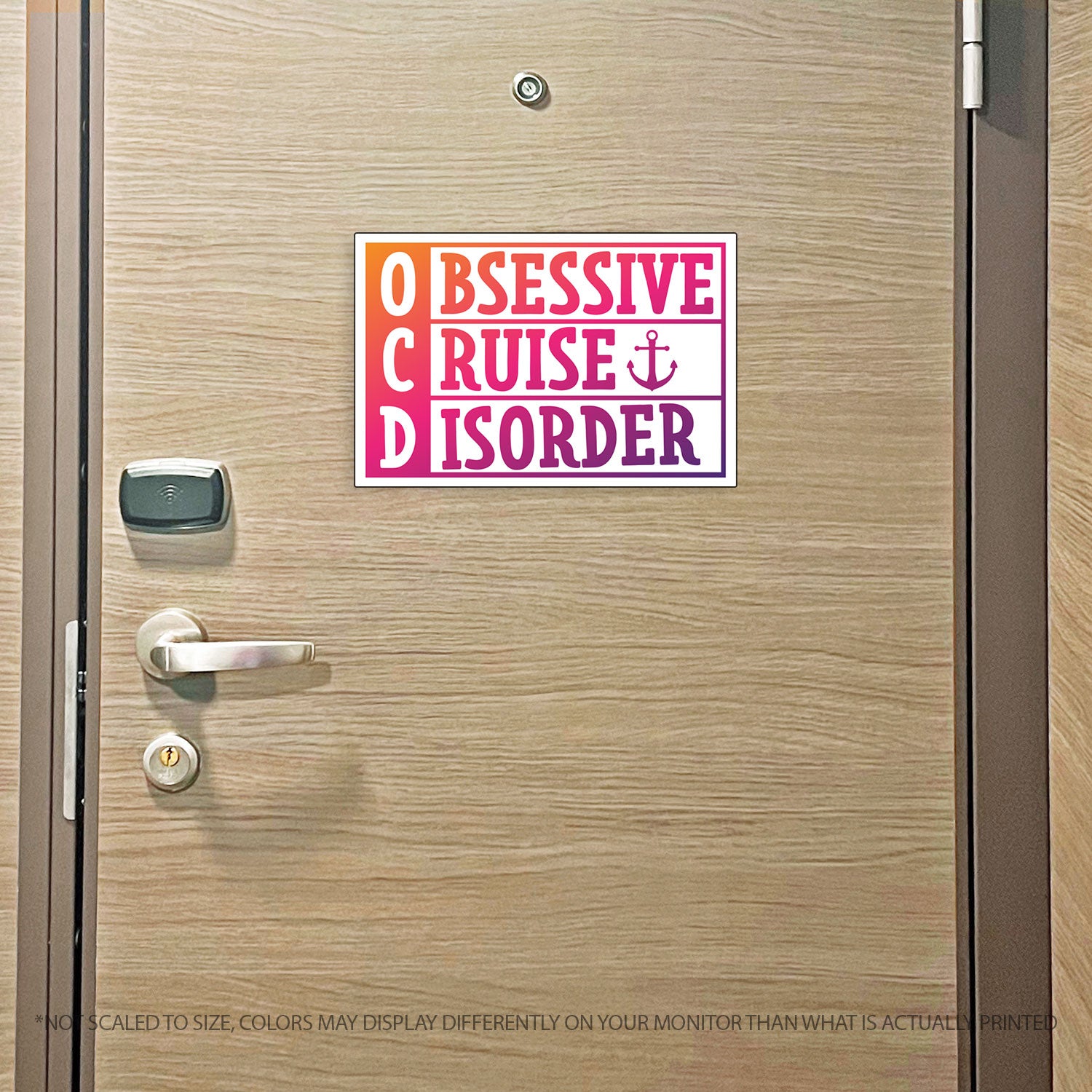 OCD Obsessive Cruise Disorder Cruise Magnet - Several Colors