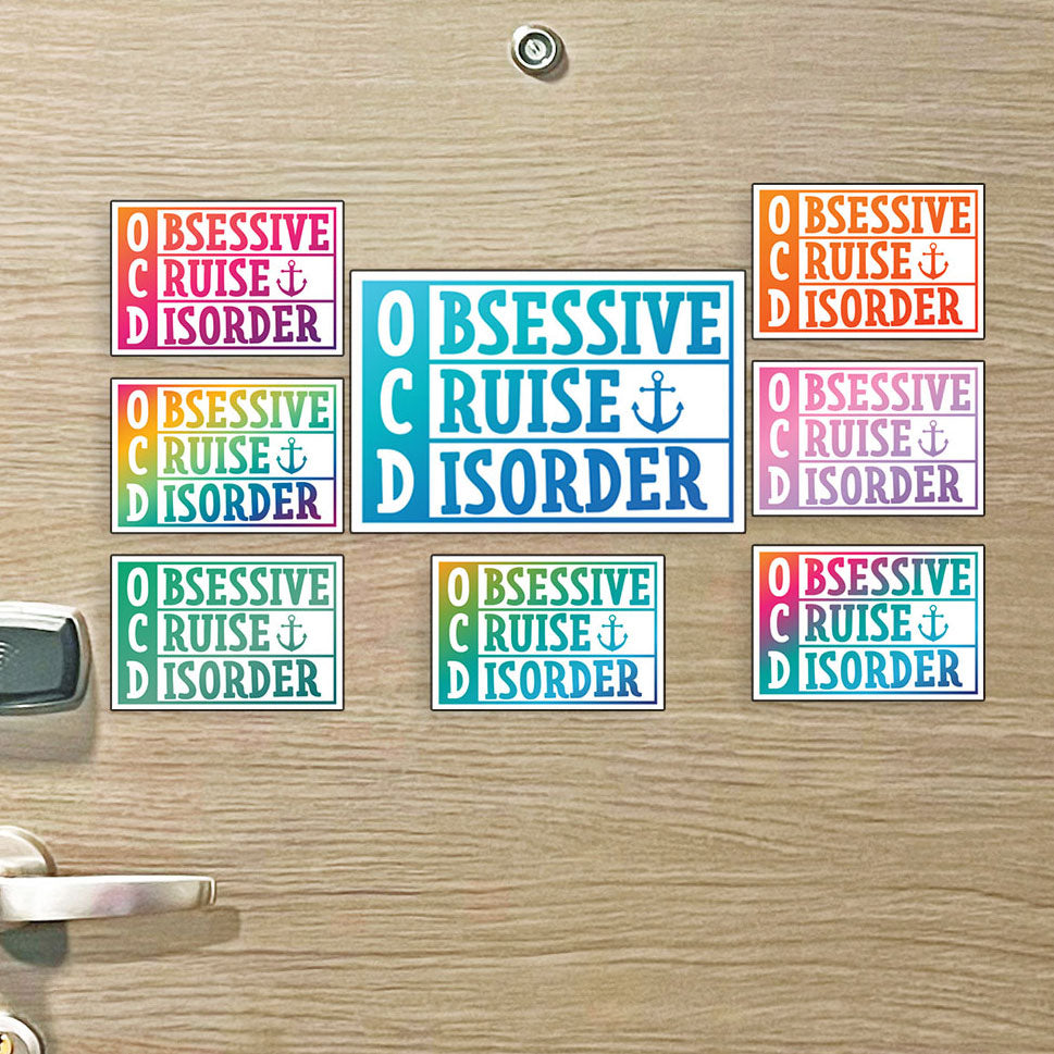 OCD Obsessive Cruise Disorder Cruise Magnet - Several Colors