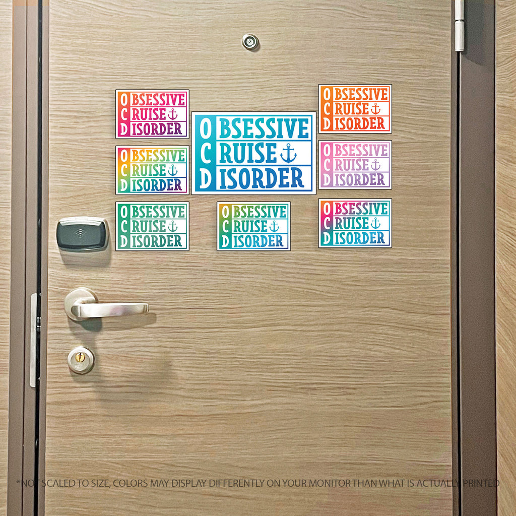 OCD Obsessive Cruise Disorder Cruise Magnet - Several Colors
